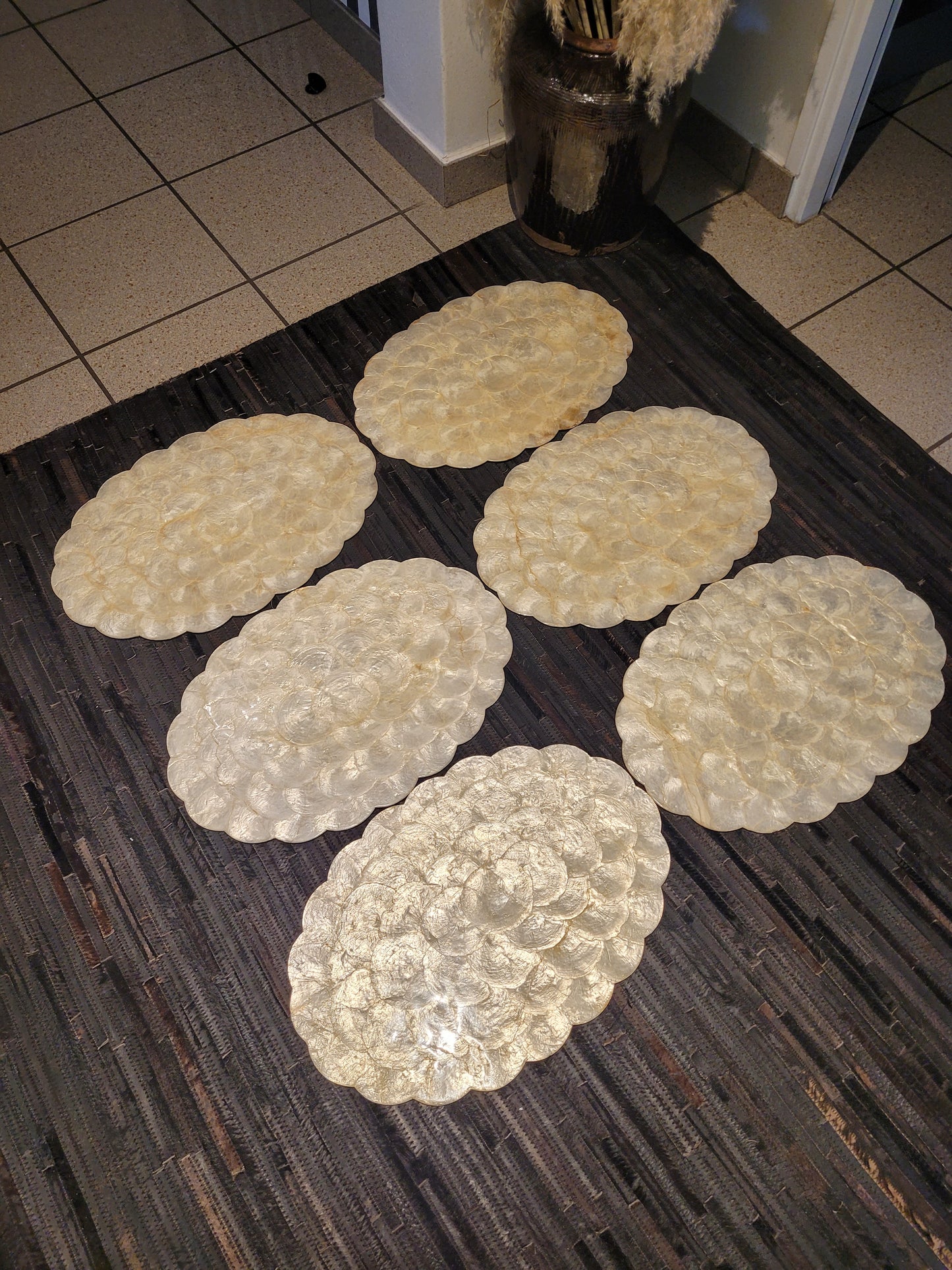 6 sets de table en nacre - Ref 810