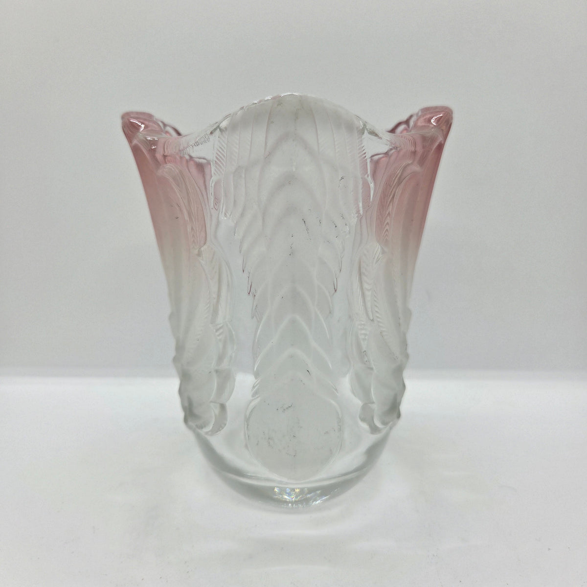 Pichet cygne en verre moulé pressé - Ref 1438