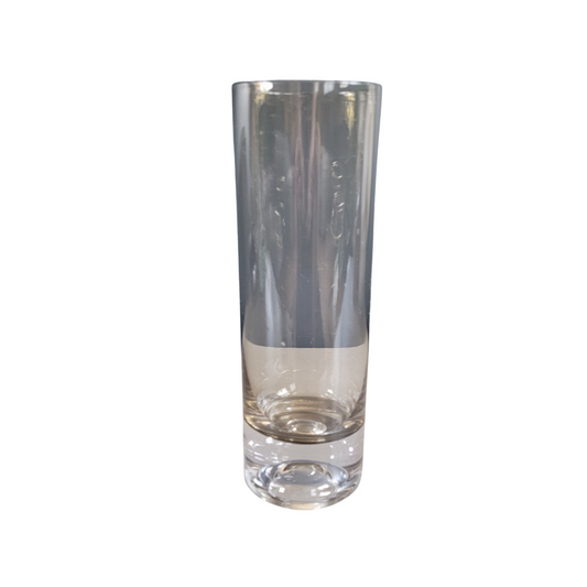 Vase rouleau en verre fumé - Ref 431