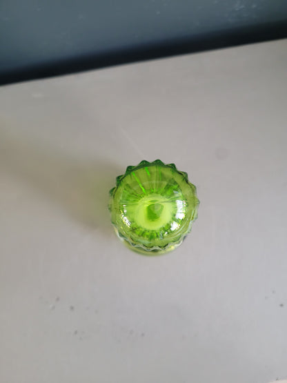 Bouteille empoli en verre vert - Ref 559