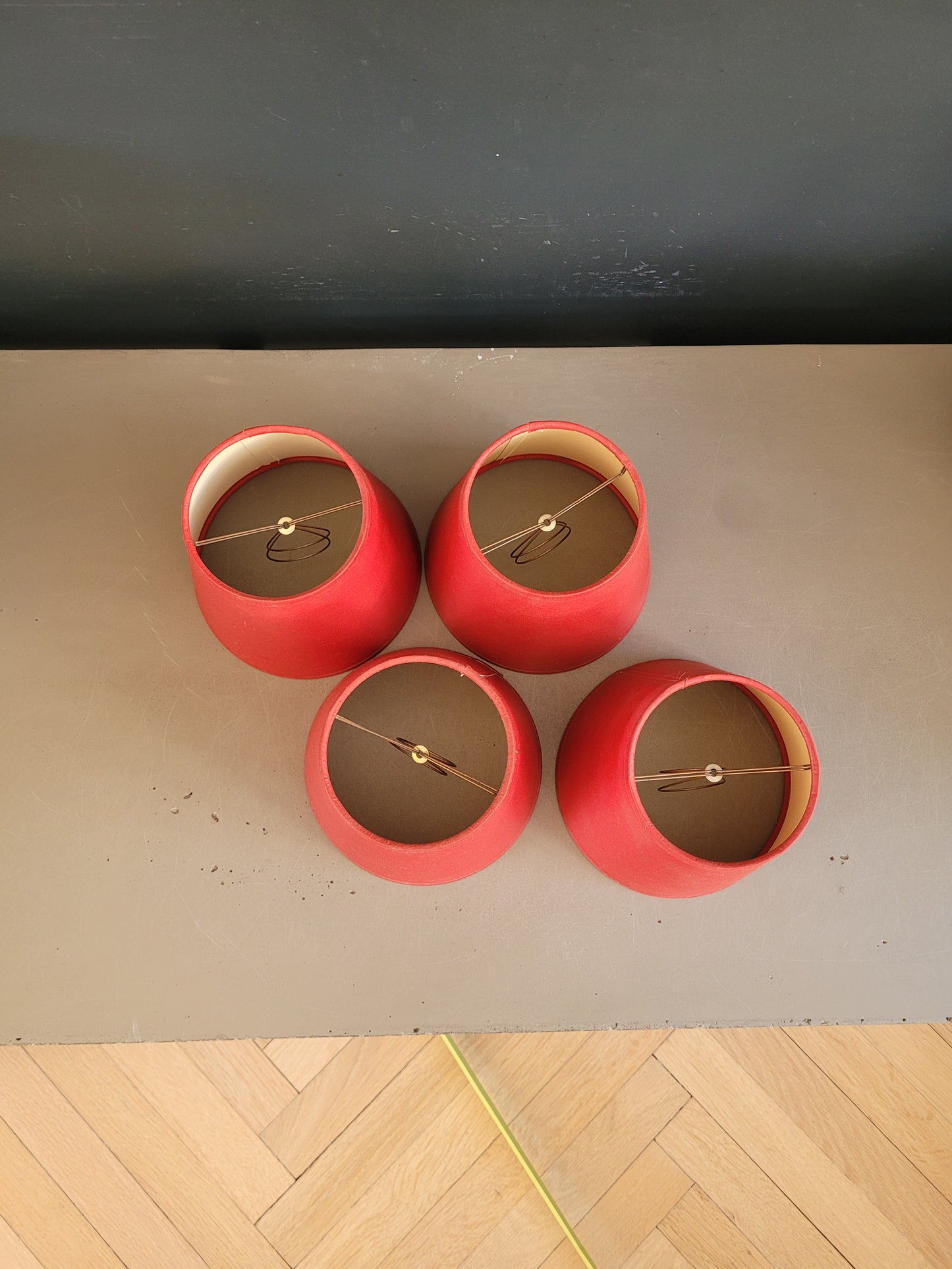 Lot de 4 abat-jour à pince- Ref 730