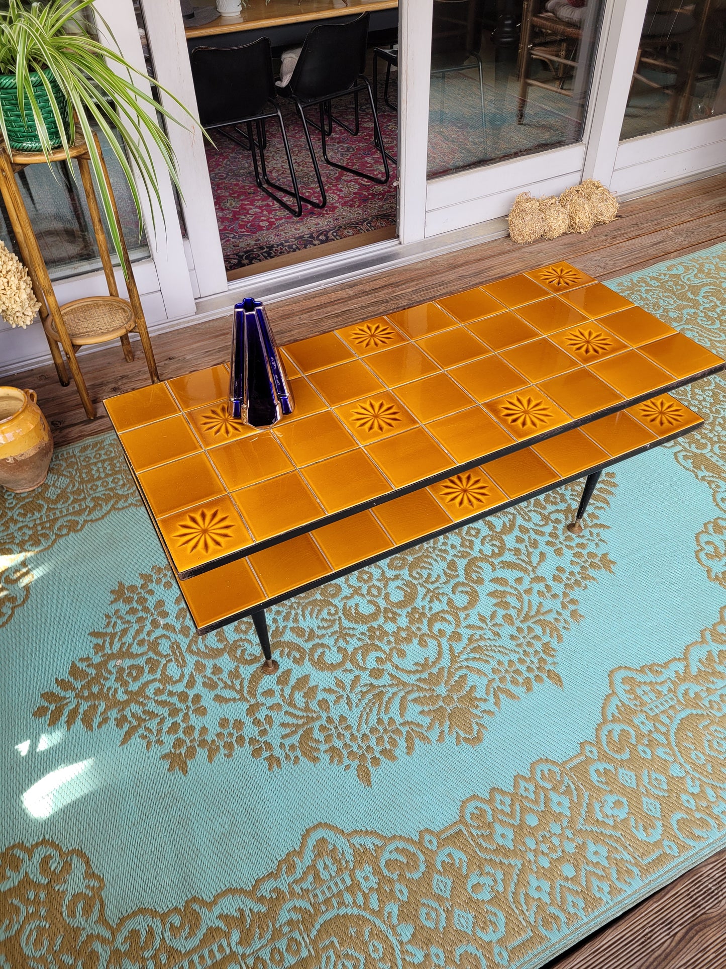 Table basse double plateau en céramique - Ref 1041