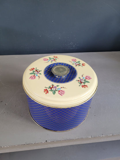 Boîte à biscuits en fer blanc - Ref 818