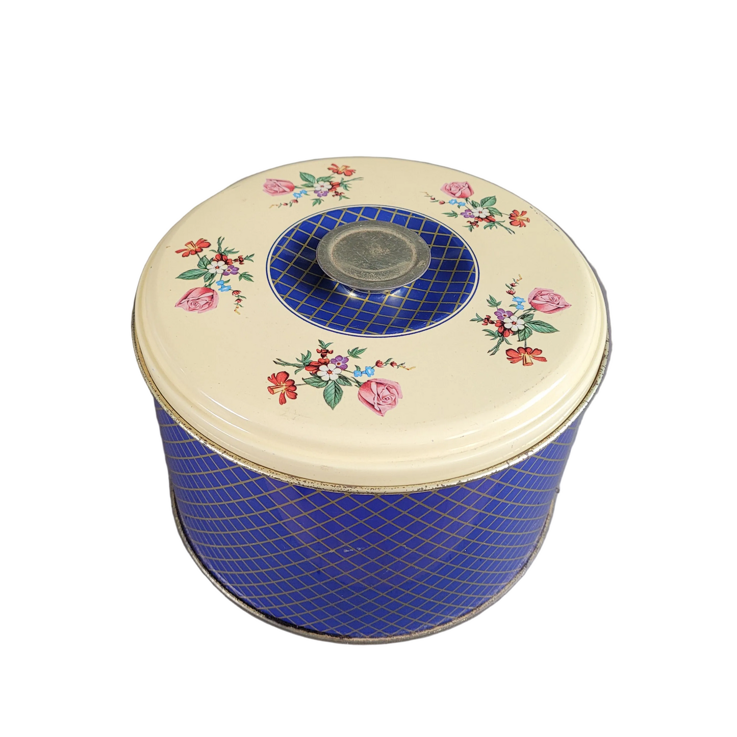 Boîte à biscuits en fer blanc - Ref 818