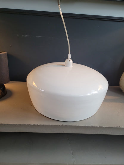 Suspension en bambou et blanc - Ref 58