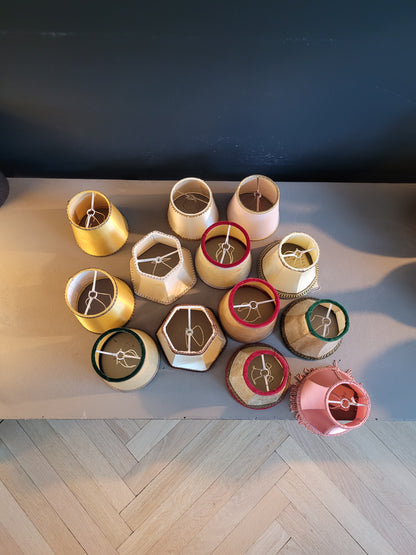 Lot de 13 abat-jour à pince anciens - Ref 670