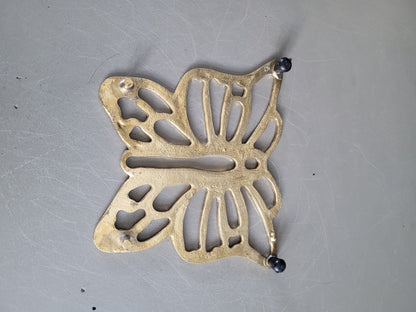 Dessous de plat papillon en laiton - Ref 452