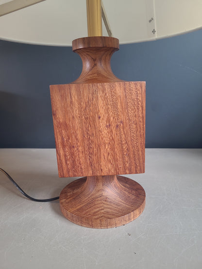 Lampe à poser en teck - Ref 618