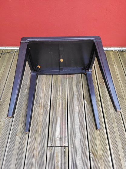 Table japonaise en bois laqué gravé- Ref 621