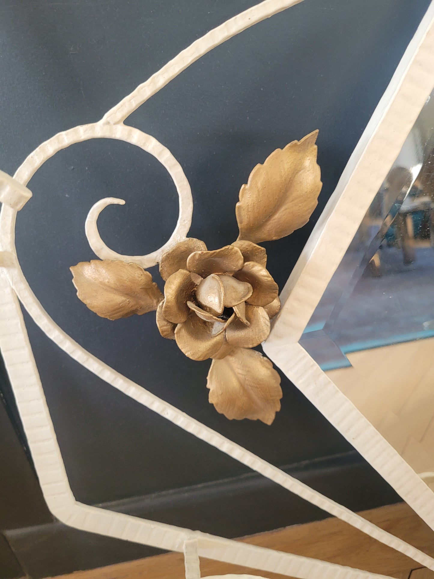 Vestiaire d'entrée- Porte-manteaux mural à miroir - Ref 778