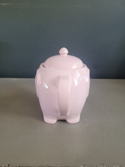 Théière éléphant rose de la faïencerie Sainte Radegonde  - Ref 660
