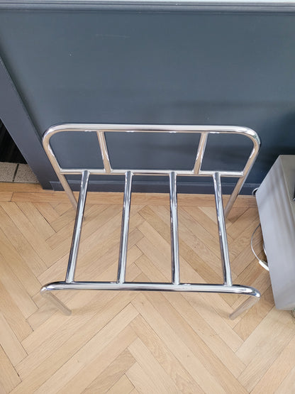Porte-bagages d'hôtel chromé - petit modèle - Ref 1020