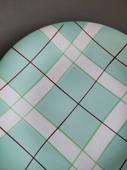 Service à dessert - Plat et 4 assiettes Hossegor faïencerie des Salins - Ref 916