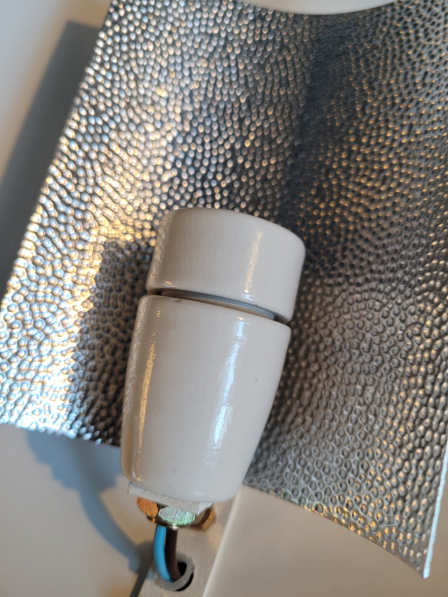 Applique soucoupe dorée et blanc crème - Ref 668