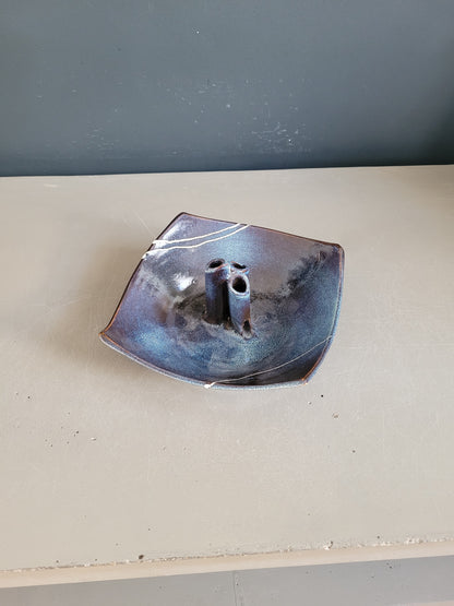 Vide-poche porte-crayons en céramique- pièce unique - Ref 655