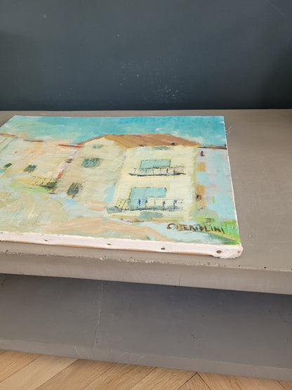 Tableai huile sur toile signée C. Bertolini - Ref 598