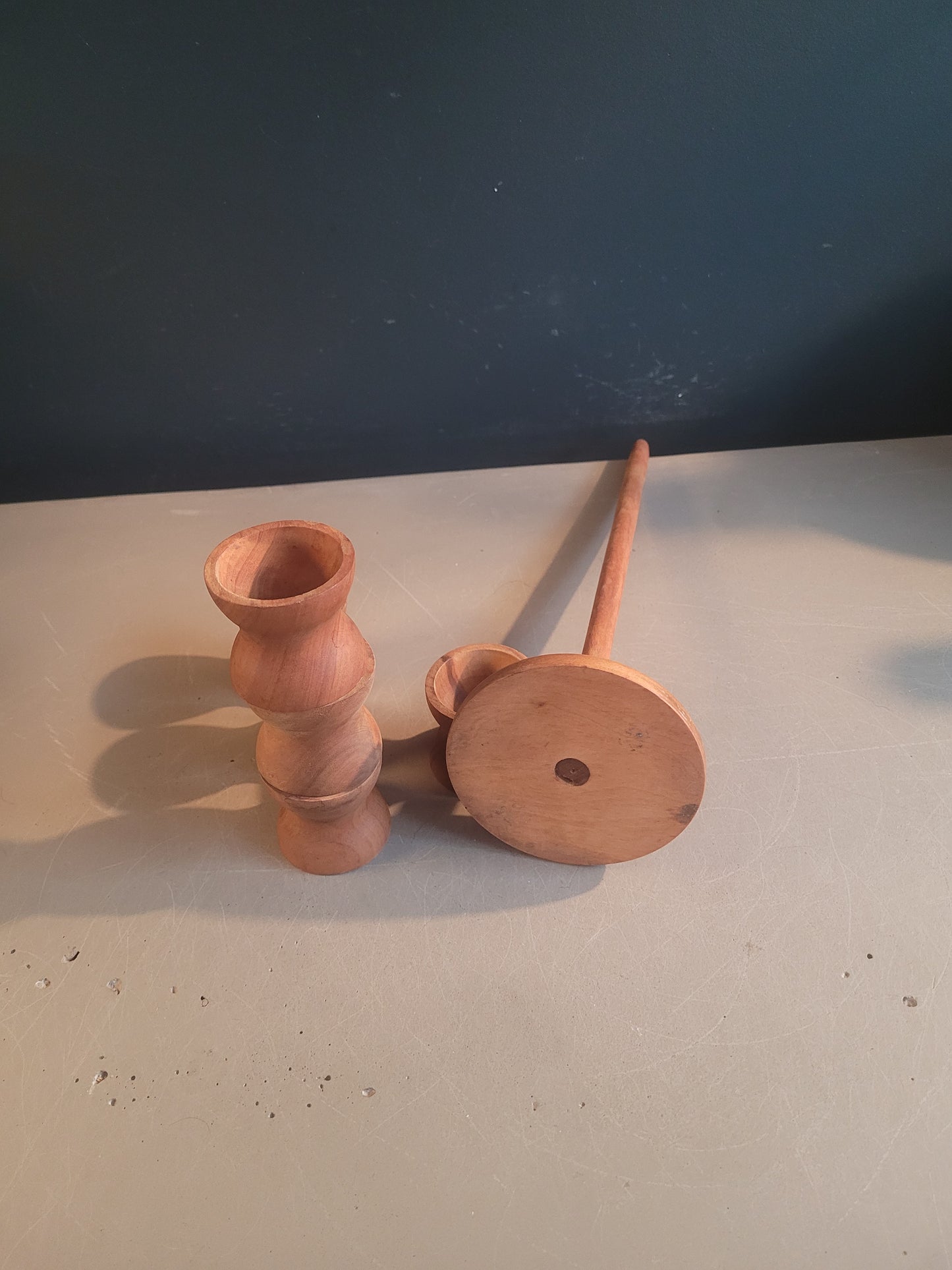 6 coquetiers en bois avec support - Ref 1035