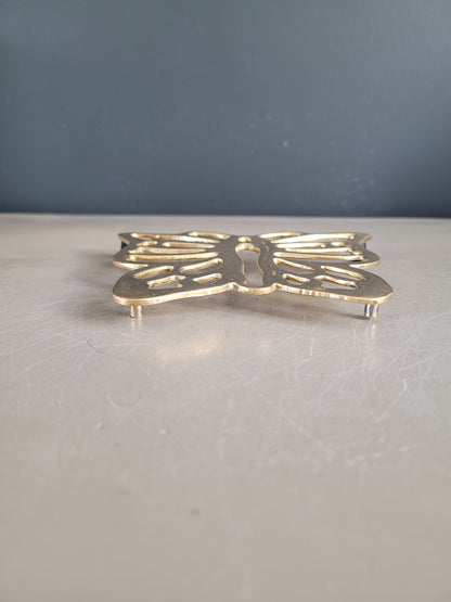 Dessous de plat papillon en laiton - Ref 452