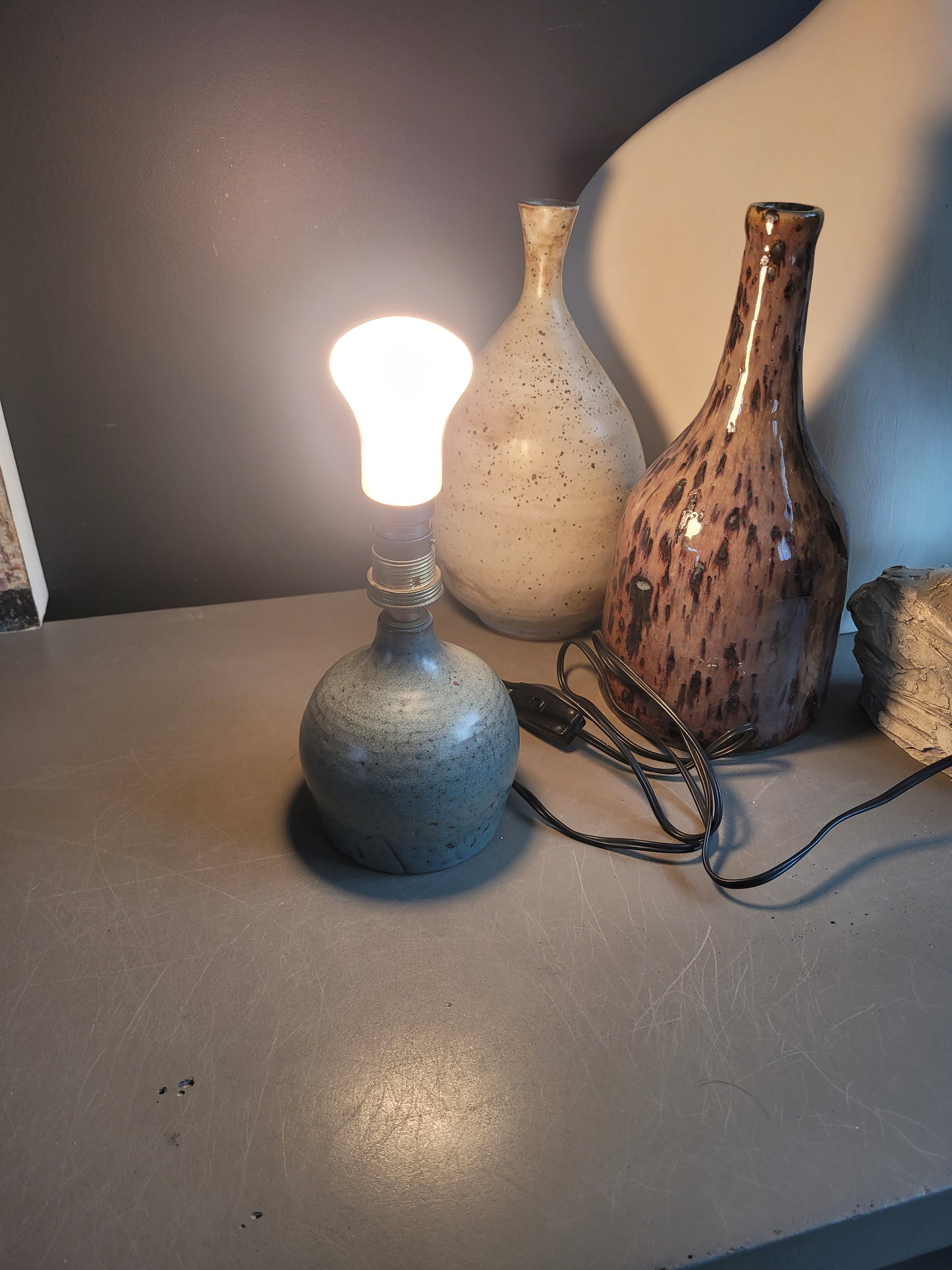 Pied de lampe en céramique - Ref 1081