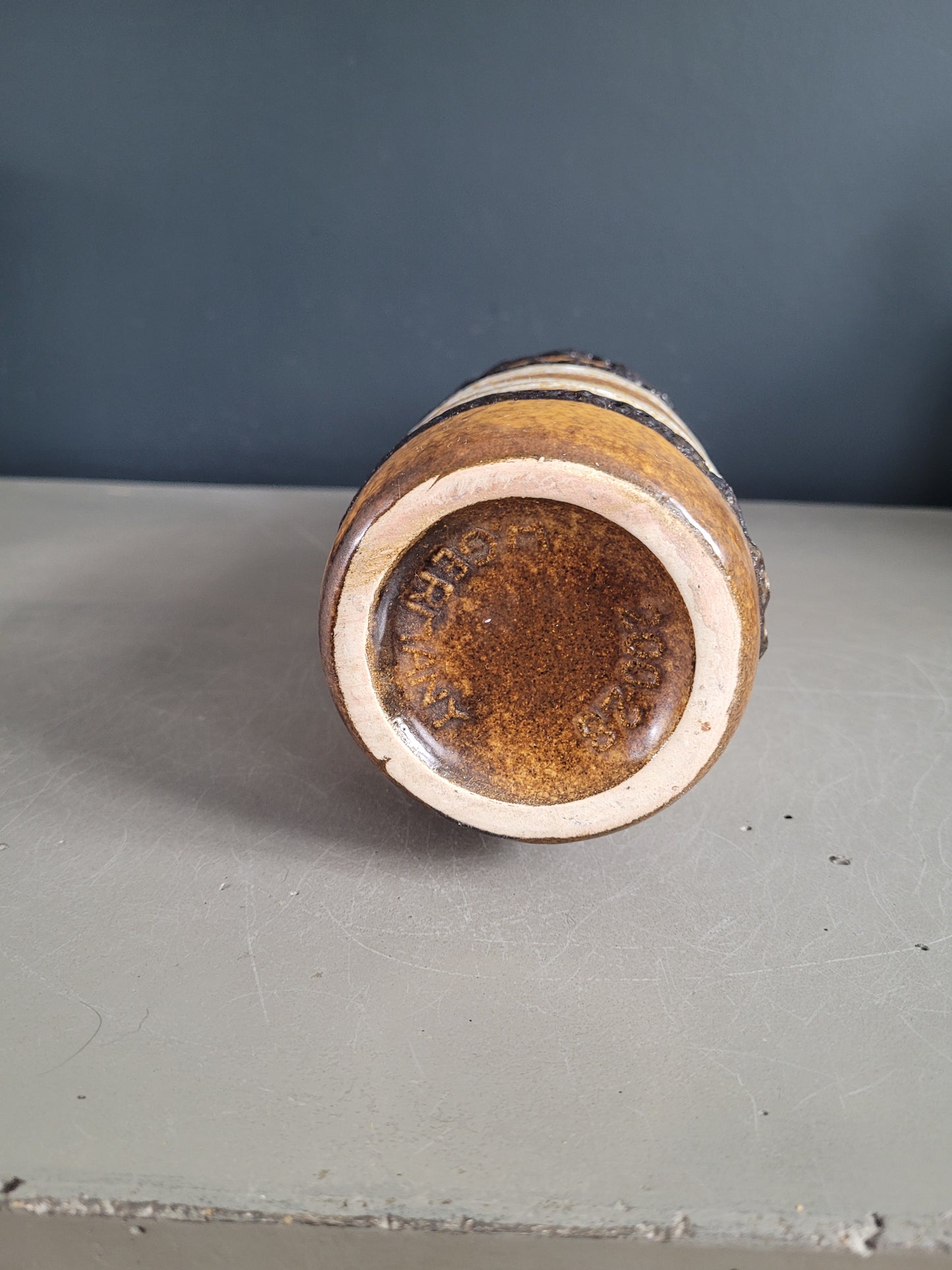 Vase West Germany fat lava - Ref 496