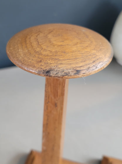 Paire de porte-chapeaux en bois - Ref 988