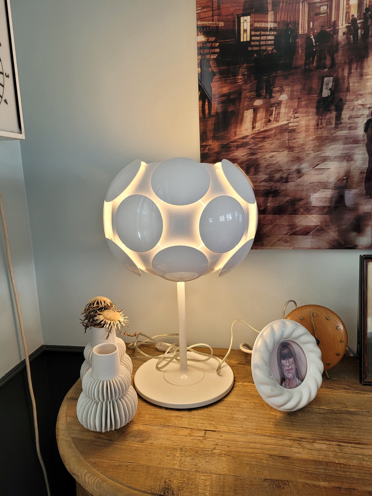 Lampe fleur pied tulipe - Ref 575