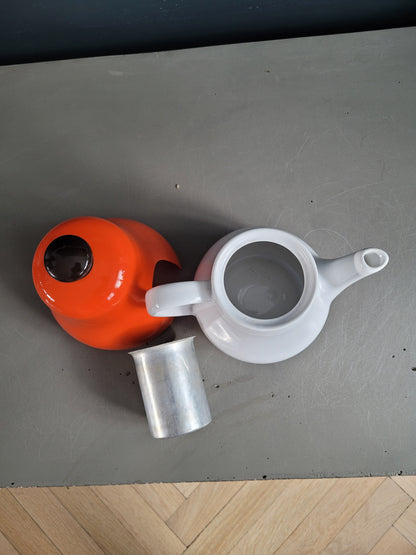 Théière porcelaine avec capuchon plastique - Ref 456