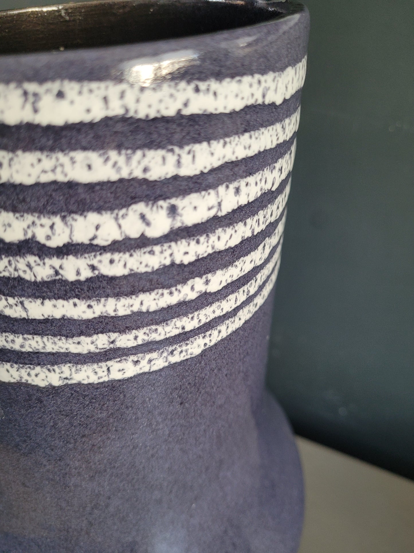 Vase de sol West Germany mauve - Ref 879