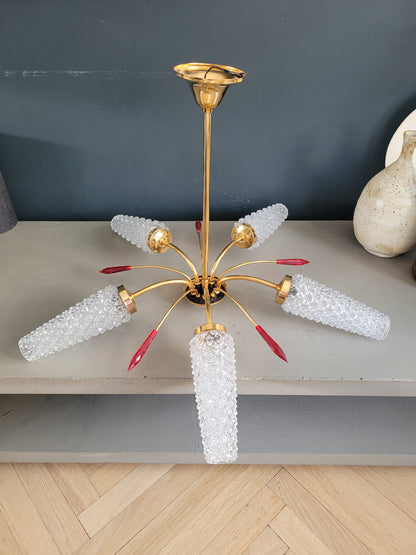 Lustre 5 feux 80-90's - Ref 469