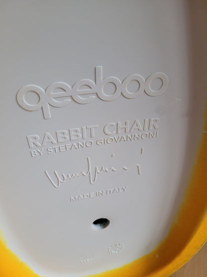 Rabbit chair de Stefano Giovannoni- Grand modèle velours - Ref 549