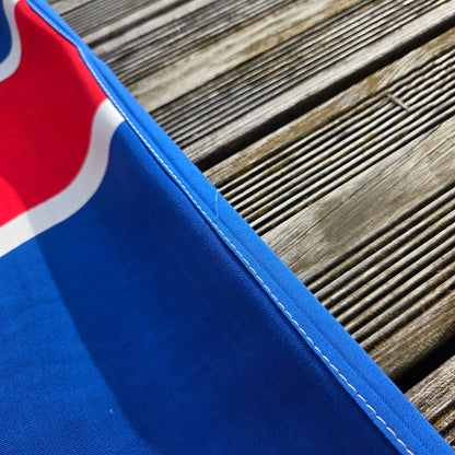 Grand drapeau de défilé - hampe 245cm - Ref 1422