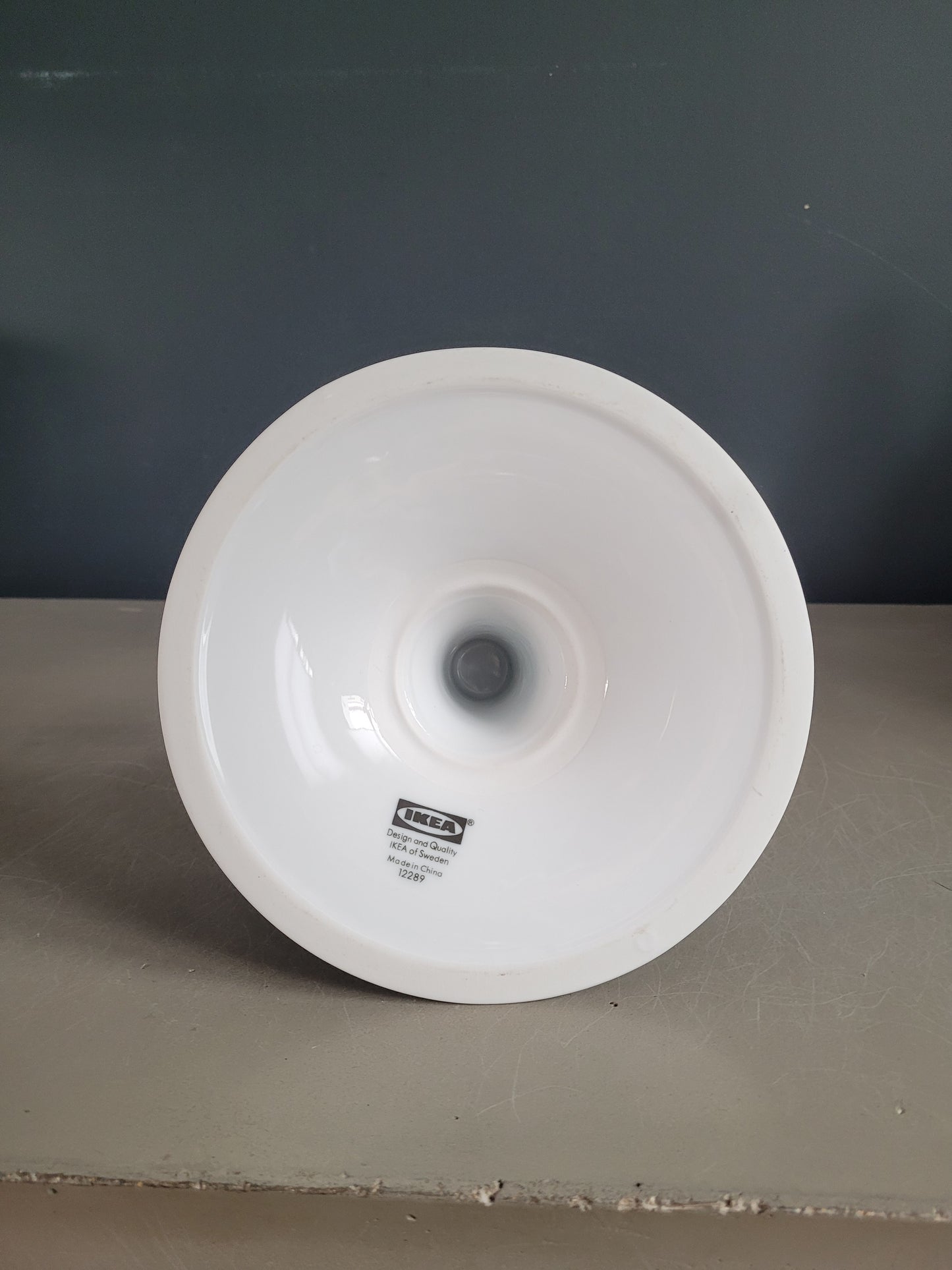 Bougeoir Ikea en porcelaine - Ref 350