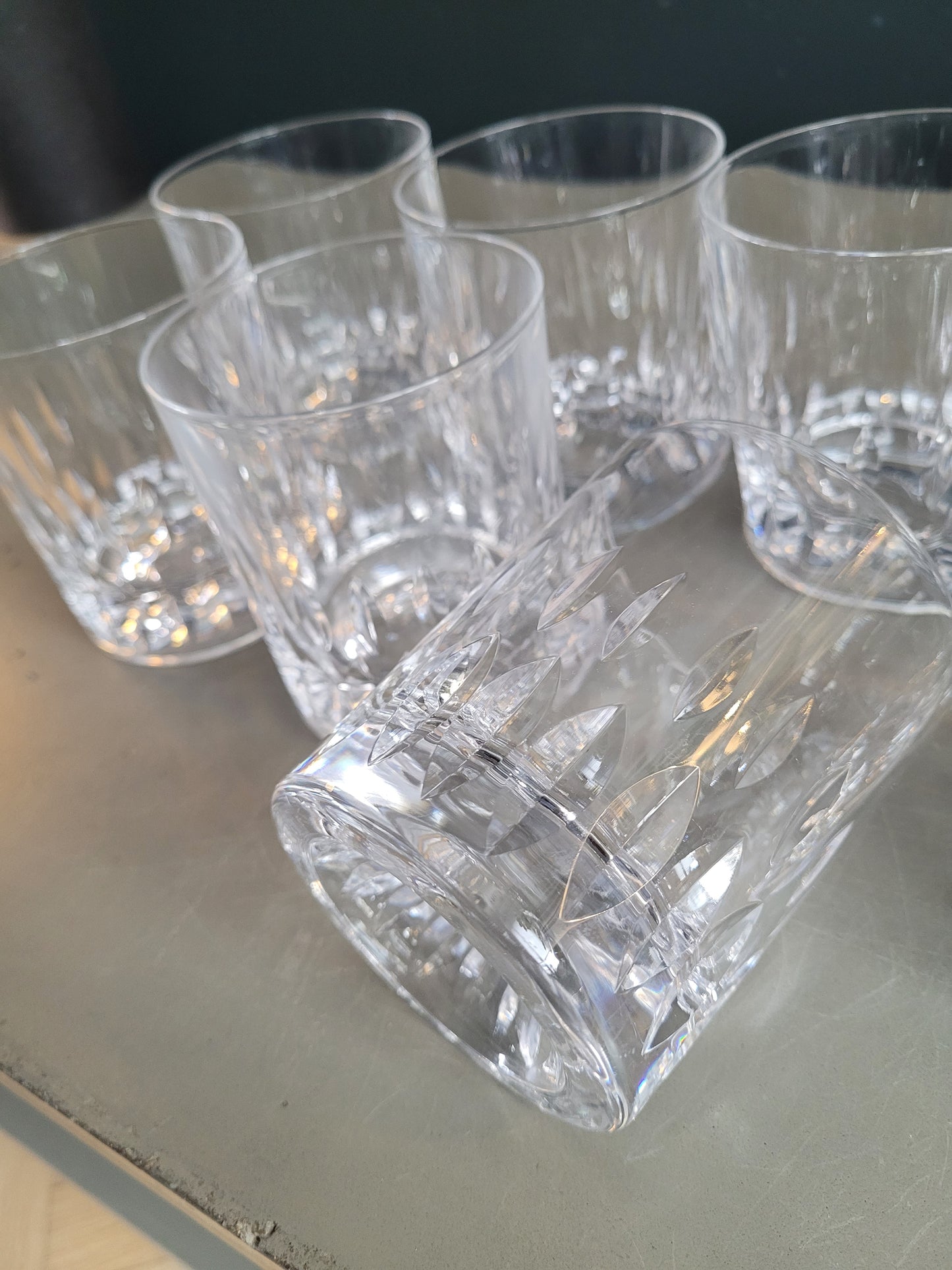 8 verres à eau en cristal - Ref 767