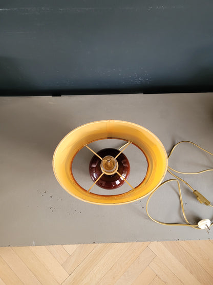 Lampe de table céramique et soie - Ref 500