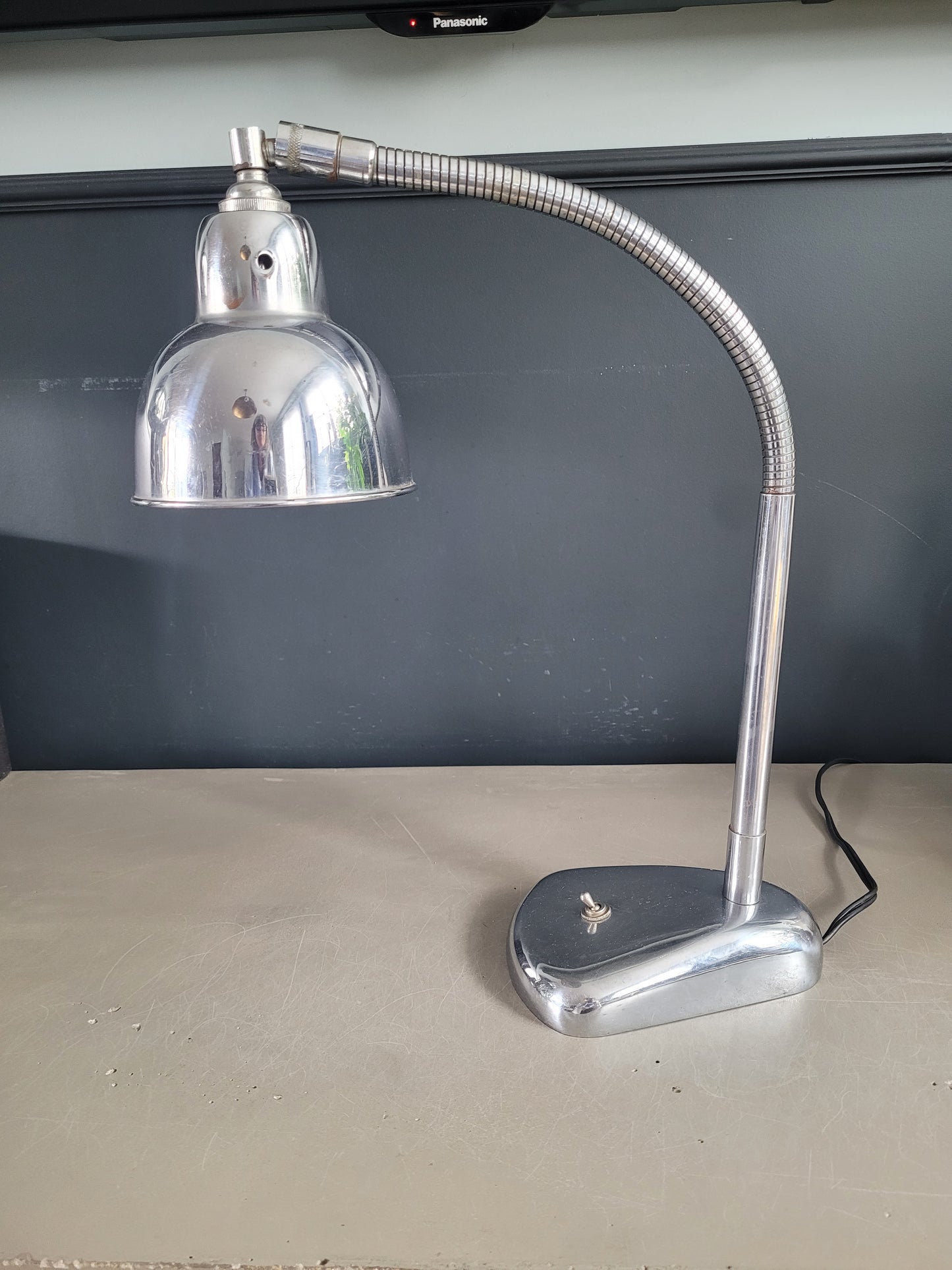 Lampe du bureau articulée chromée- Ref 538