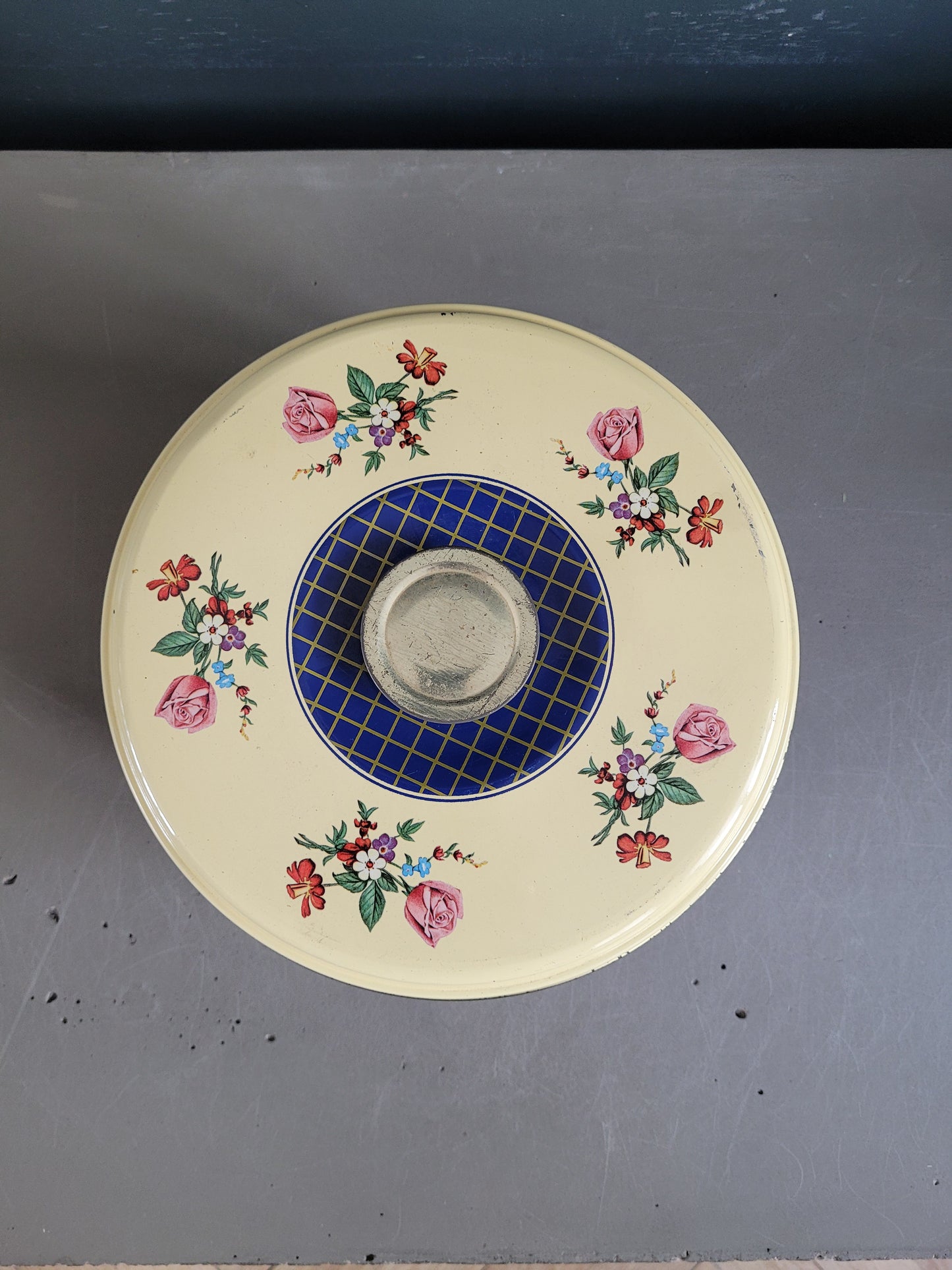 Boîte à biscuits en fer blanc - Ref 818