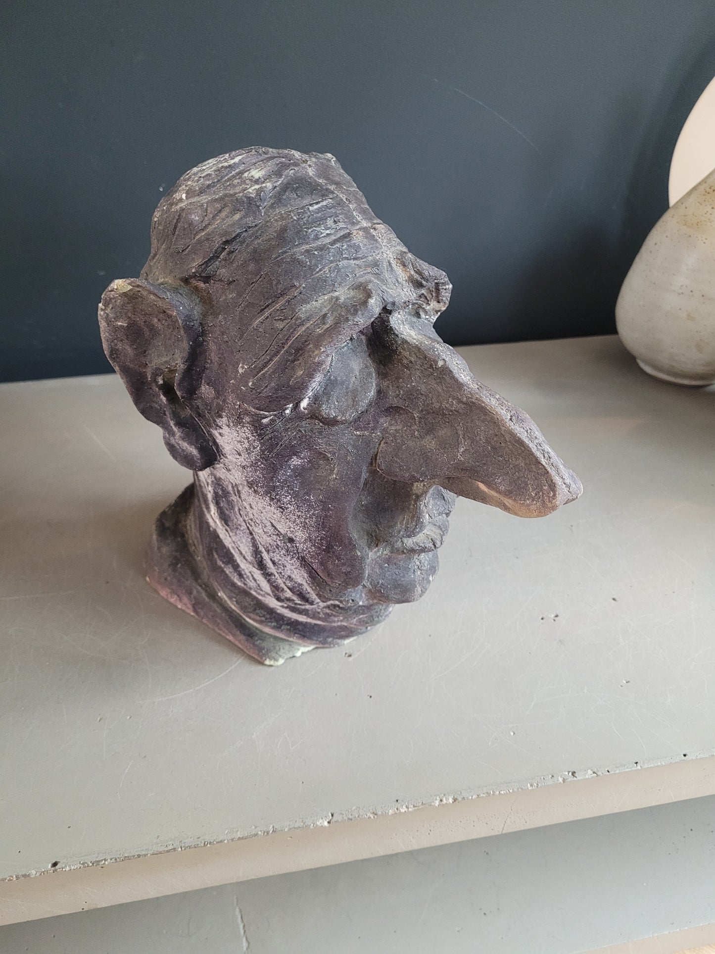 Buste Charles De Gaulle signé, numéroté et daté de 1991 - Caricature - Ref 837