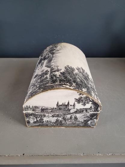 Boîte en carton tapissée - Coffret à Cognac Courvoisier - Ref 507