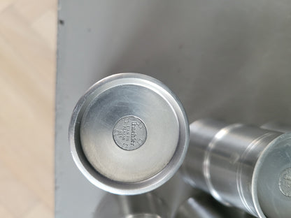 Lot de 6 gobelets Baehler en étain fin - Ref 504