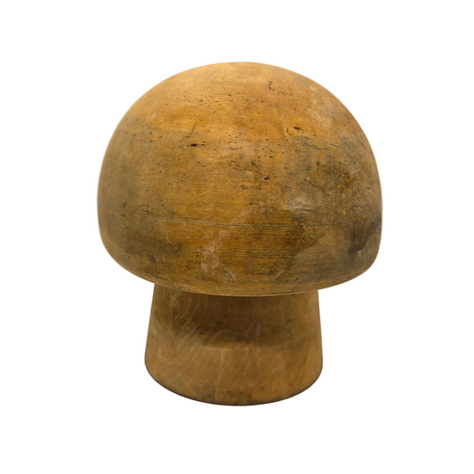 Forme à chapeaux ancienne en bois - Marotte sur pied - Ref 1417
