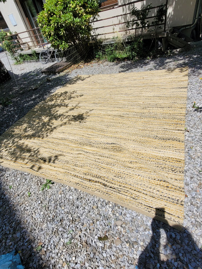 Tapis en laine tissé vintage - Ref 1048
