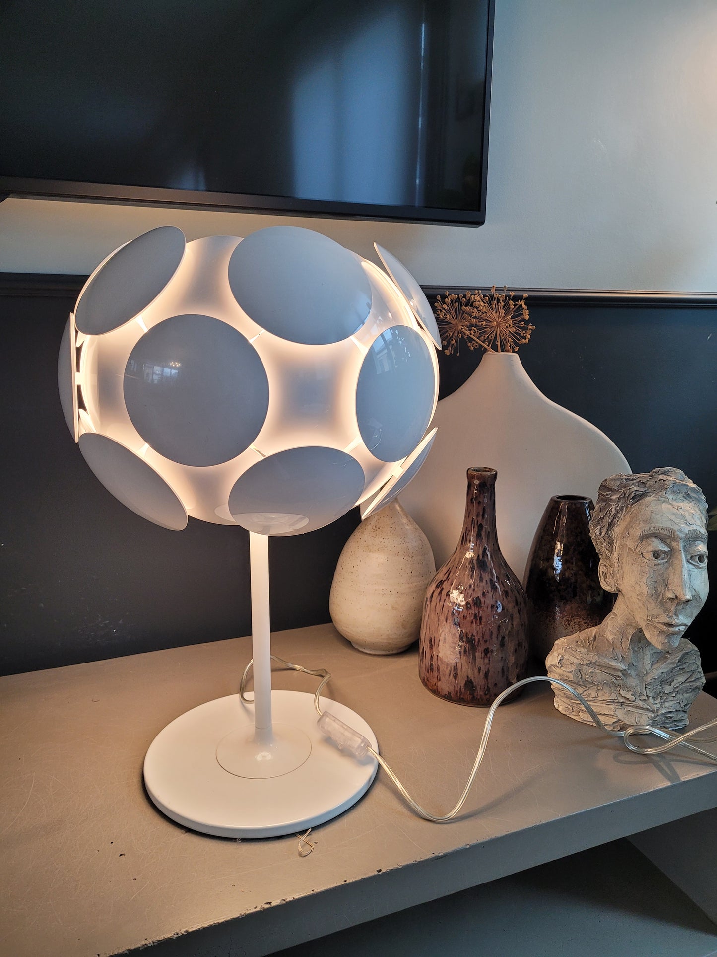 Lampe fleur pied tulipe - Ref 575