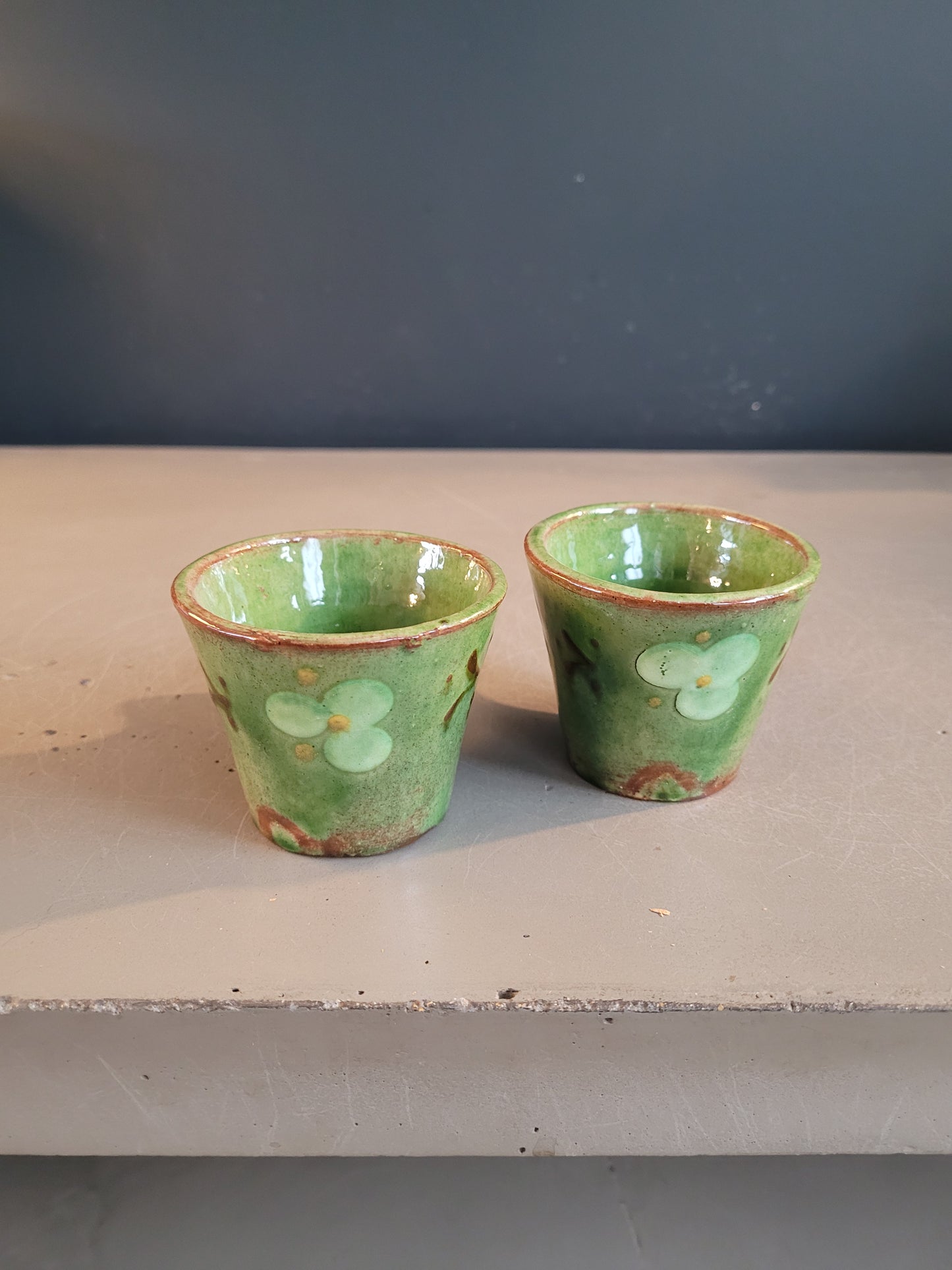 Paire de tasses à café en céramique - Ref 576