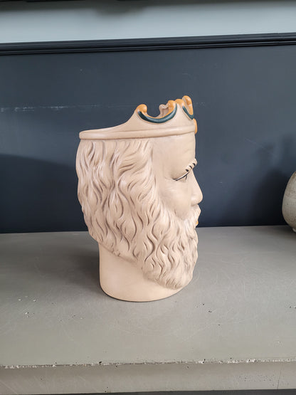 Cache-pot vase tête Caltagirone de Marie Olsson Nylander pour HKliving - Ref 995
