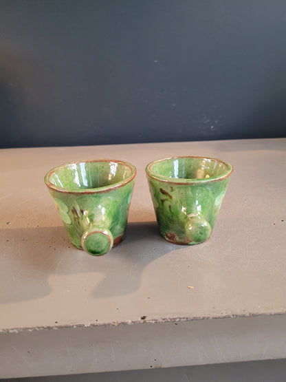 Paire de tasses à café en céramique - Ref 576