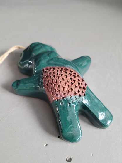 Râpe à ail en terre cuite vernissee - Ref 371