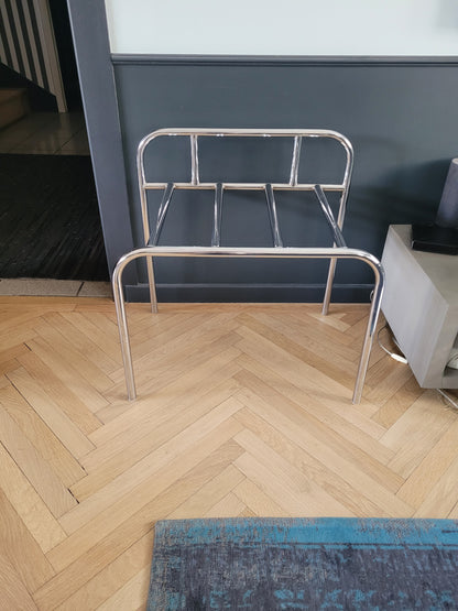 Porte-bagages d'hôtel chromé - grand modèle - Ref 1019