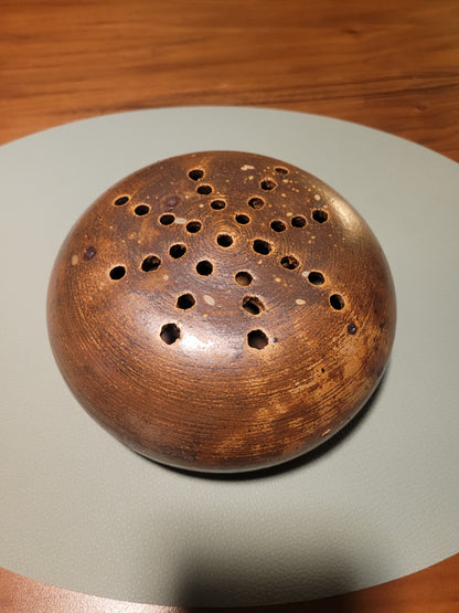 Pique-fleurs coussin vintage en céramique- Ref 808