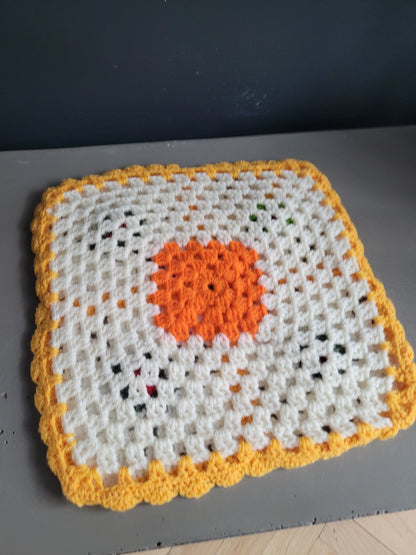 Housse de coussin en crochet 35x35 - Ref 769