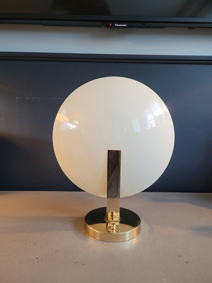 Applique soucoupe dorée et blanc crème - Ref 668